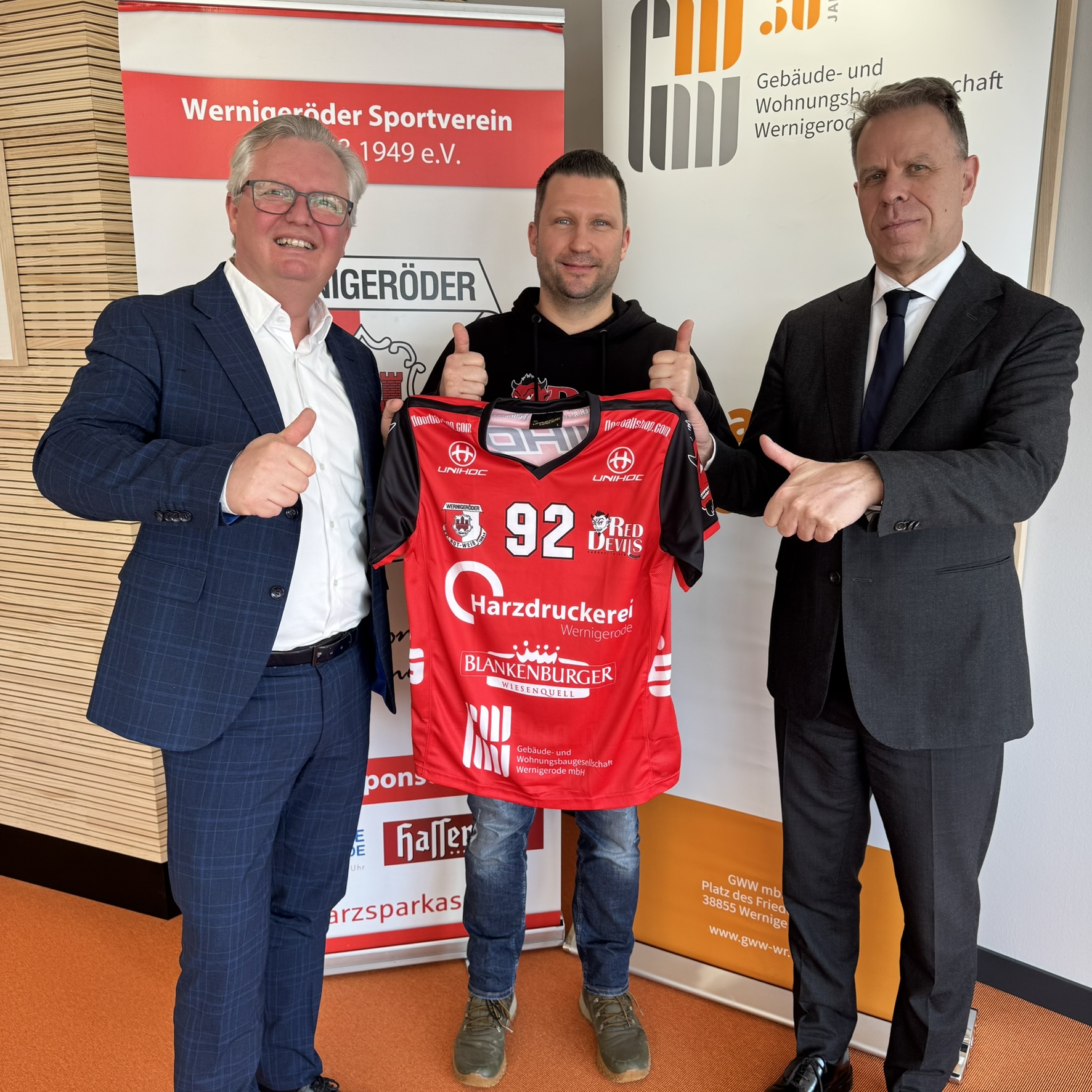 GWW verlängert Sponsoring mit WSV Rot-Weiß